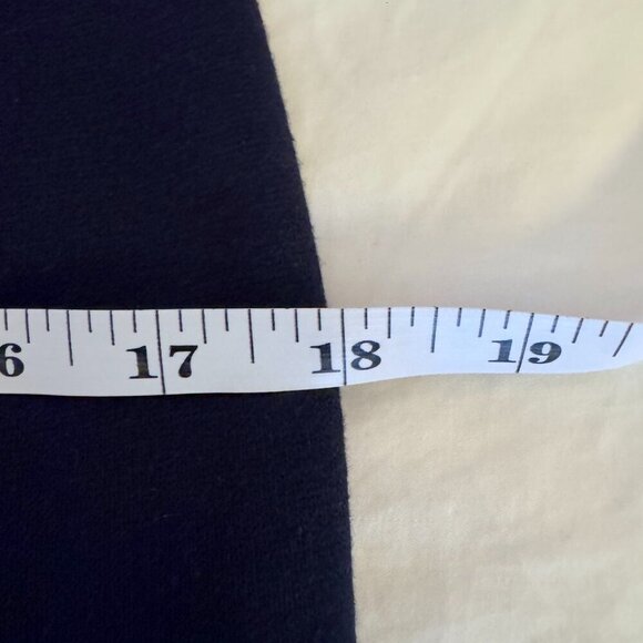 Adrienne Vittadini NWT Navy w Gold Buttons Long Sleeved Dress - Picture 9 of 16